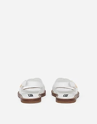 Calfskin sandals with DG logo
