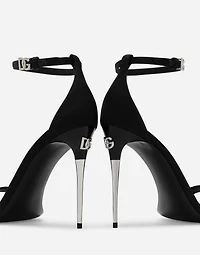 Satin sandals