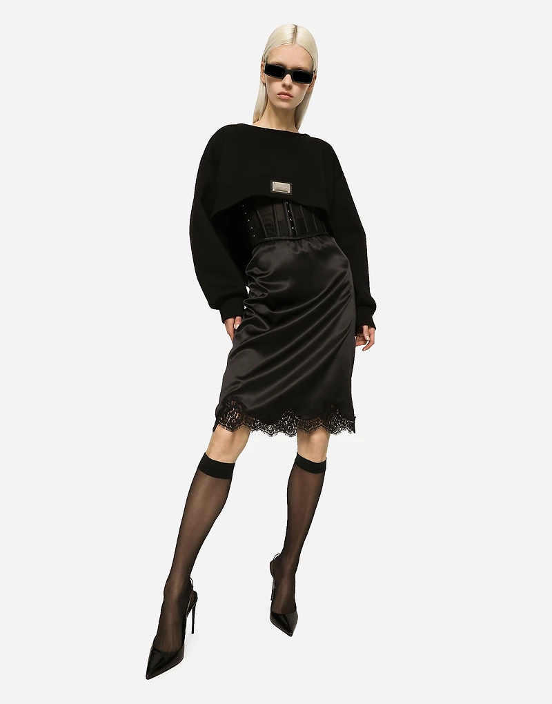 Marquisette corset belt