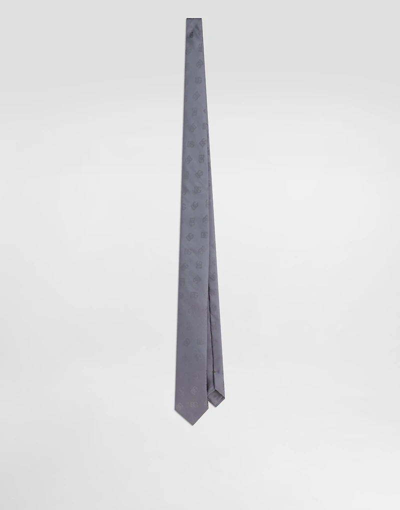 DG logo jacquard tie