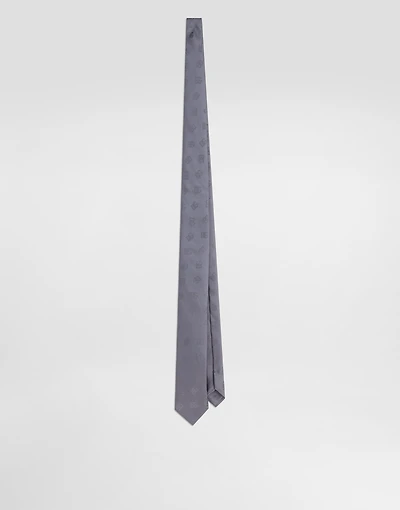 DG logo jacquard tie