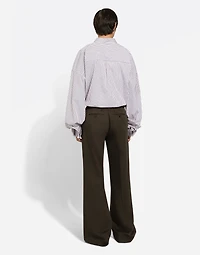 Tailored cotton pants