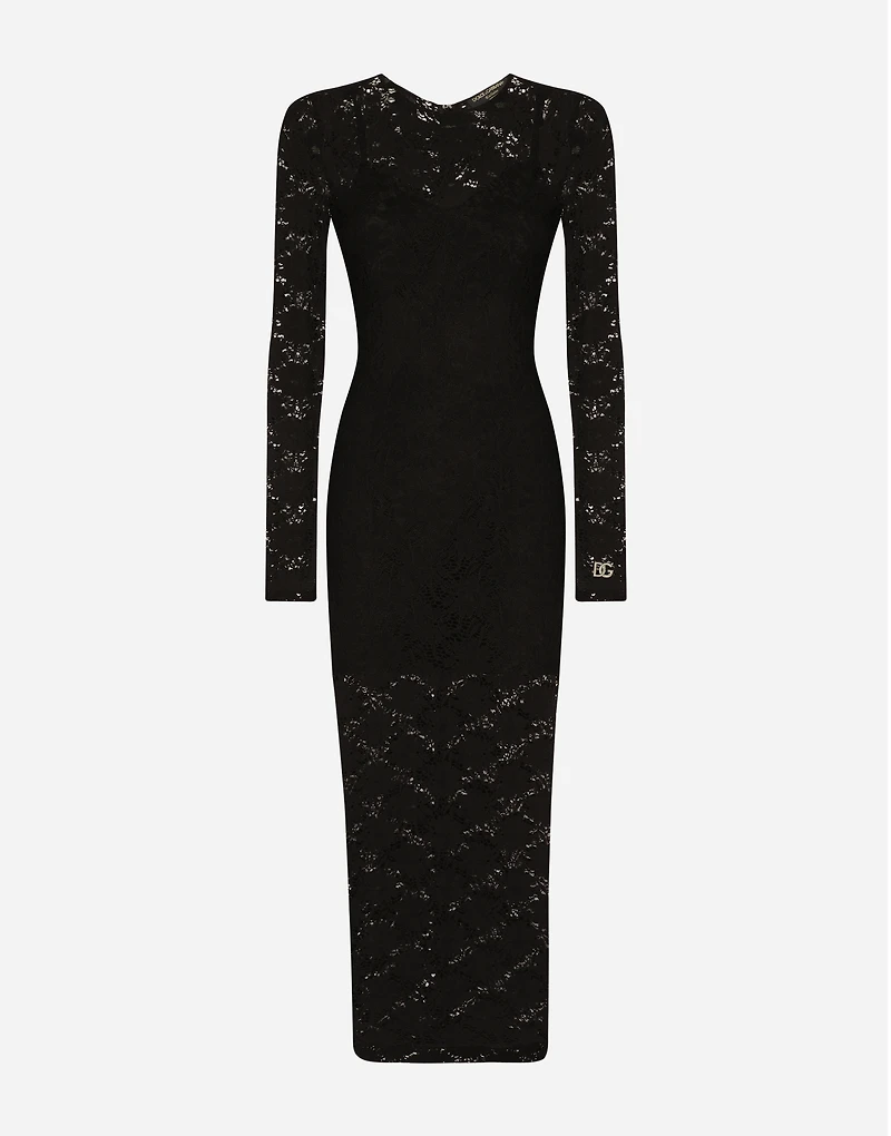 Long lace dress