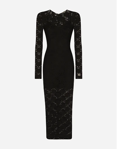 Long lace dress