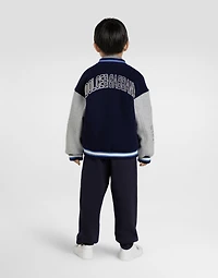 Fleece trousers with DG logo plaque