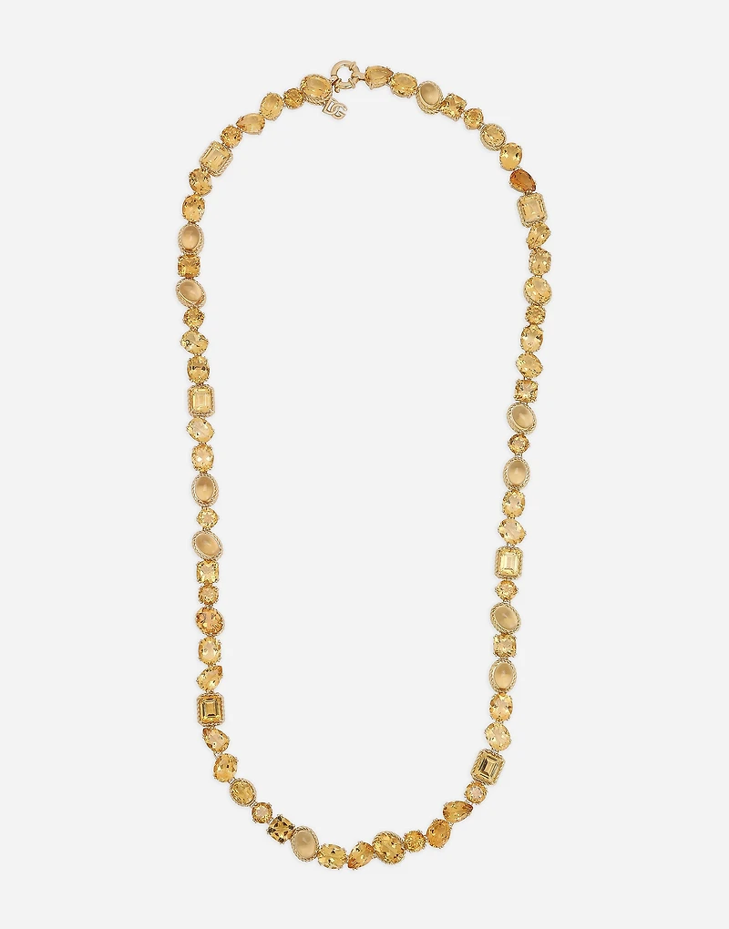 Rainbow Monochrome Sautoir
18-carat yellow gold and citrines