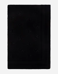 Cotton jacquard beach towel with DG Monogram
