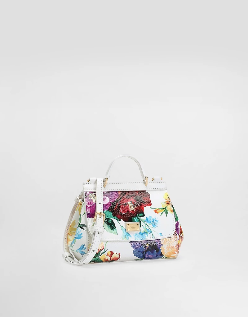 Sicily handbag in dauphine printed calfskin