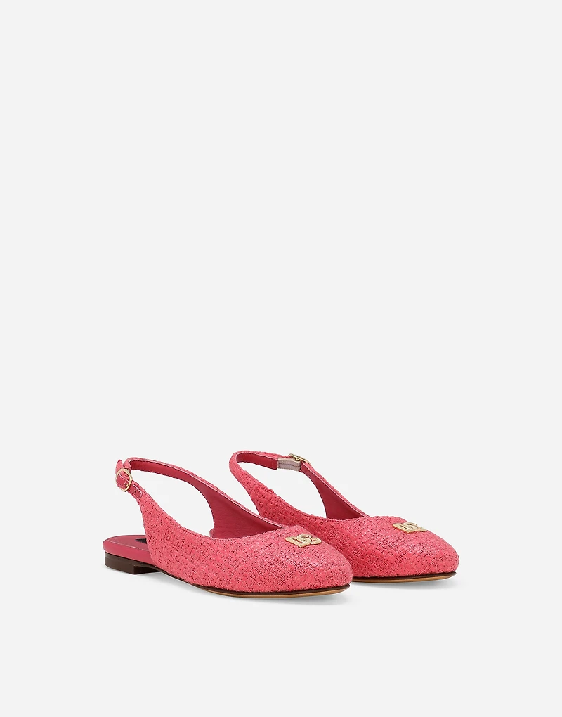 Lace slingbacks