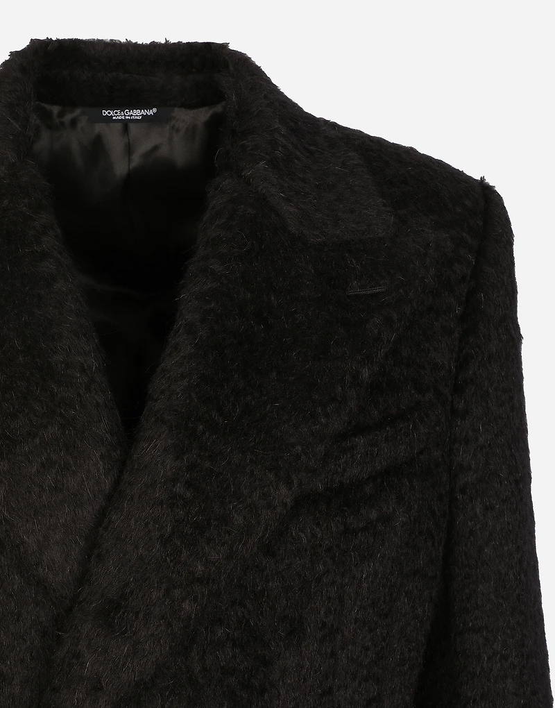 Belted oversize wool coat