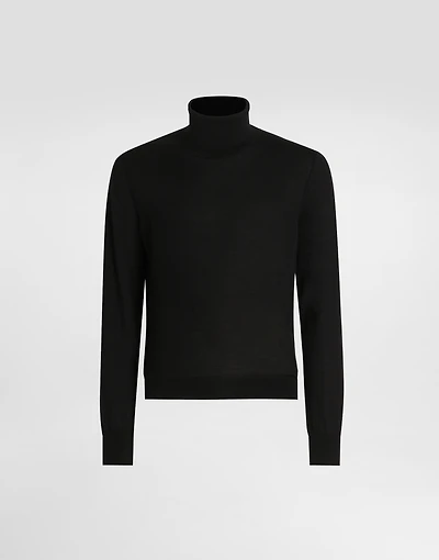 Cashmere turtleneck pullover