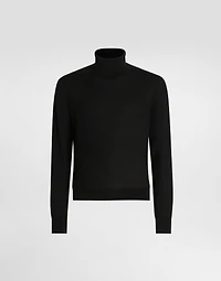 Cashmere turtleneck pullover