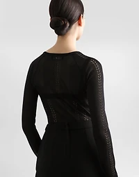 Silk v-neck sweater