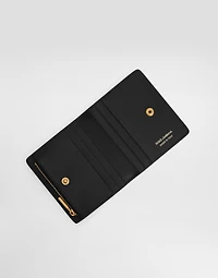 Calfskin wallet with DG logo