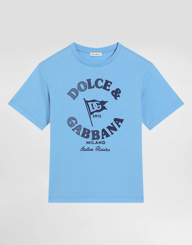 Jersey T-shirt with Dolce&Gabbana logo