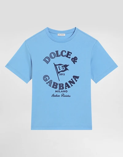 Jersey T-shirt with Dolce&Gabbana logo
