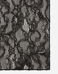 Strapless lace patchwork dress