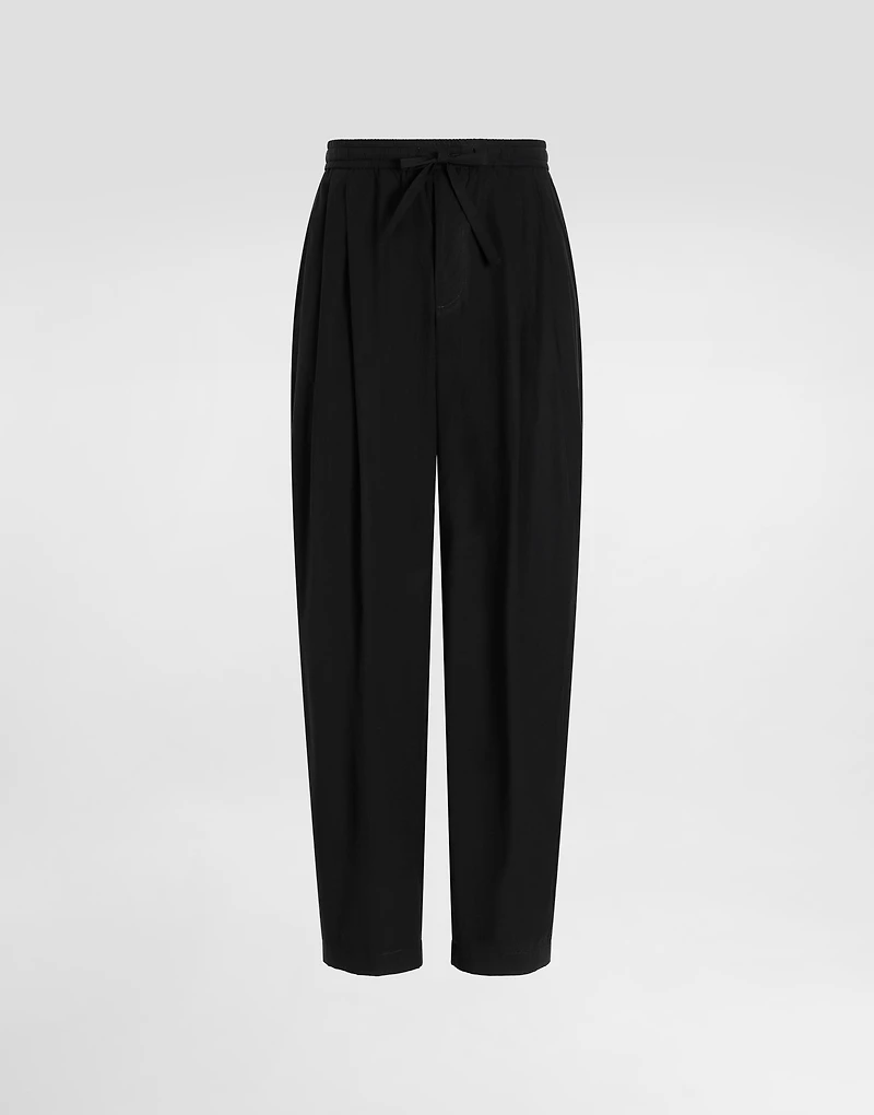 Poplin trousers