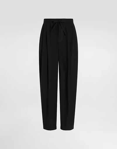 Poplin trousers
