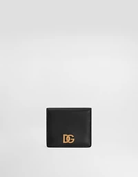 Calfskin wallet with DG logo