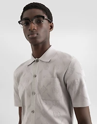 Silk shirt with DG openwork