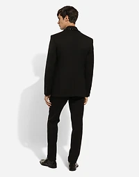 Stretch wool twill pants