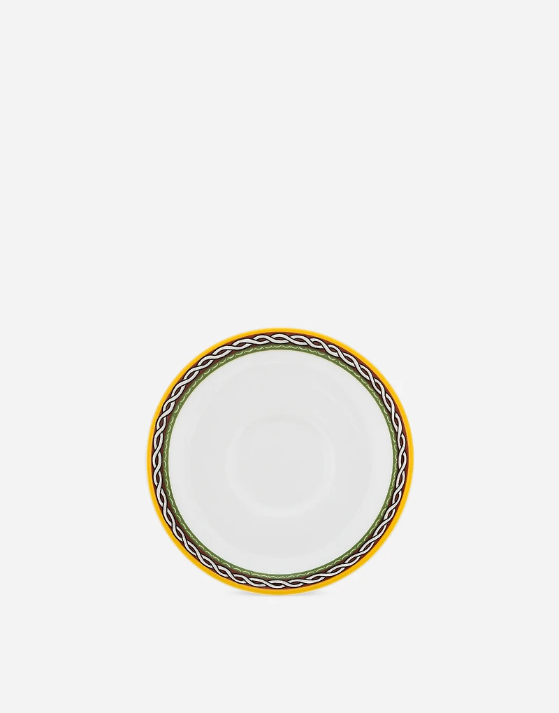 Set 2 Porcelain Teacups with Saucers