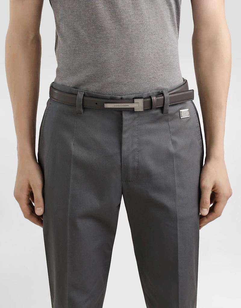 Calfskin belt