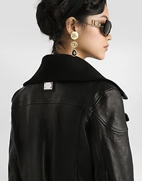 Nappa leather jacket