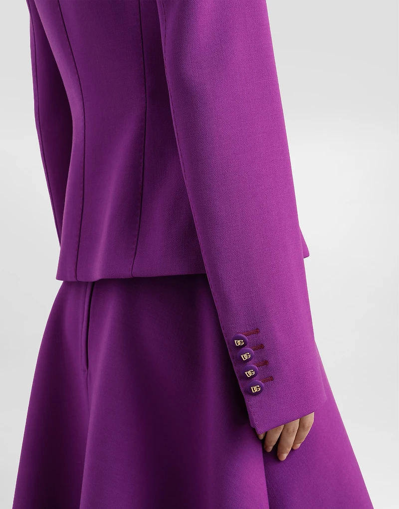 Dolce double crêpe jacket
