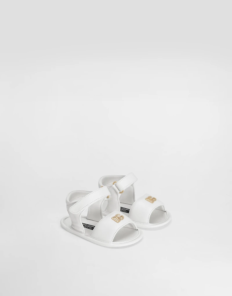 Lambskin nappa sandals with DG logo