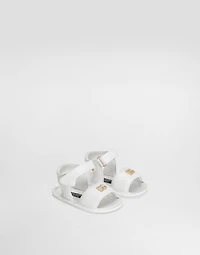 Lambskin nappa sandals with DG logo