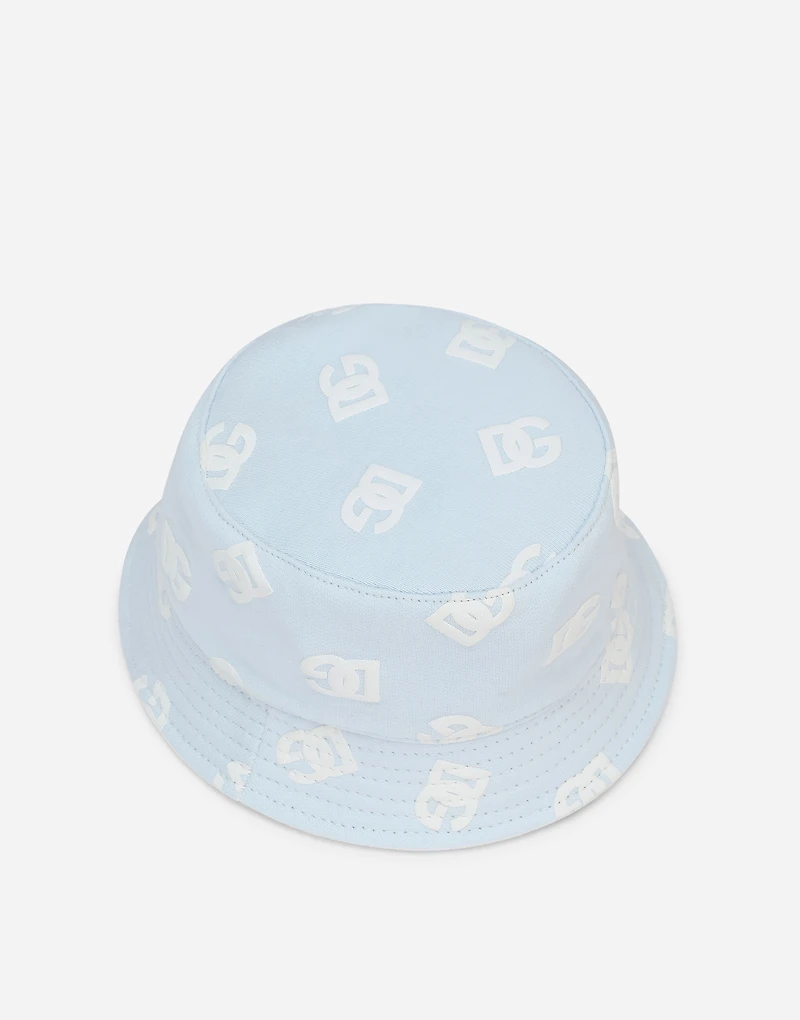 Bucket hat with all-over DG logo print