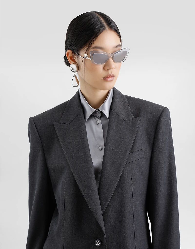 Oversize woolen jacket