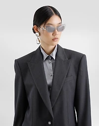 Oversize woolen jacket