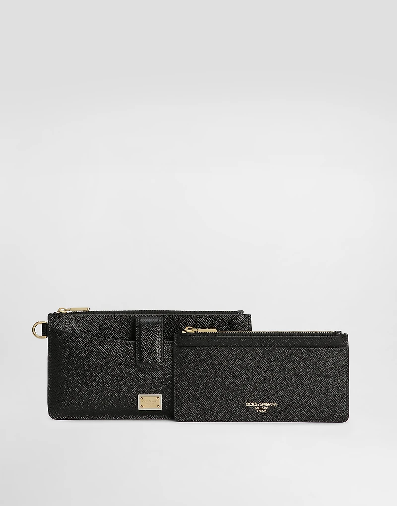 Dauphine calfskin card holder