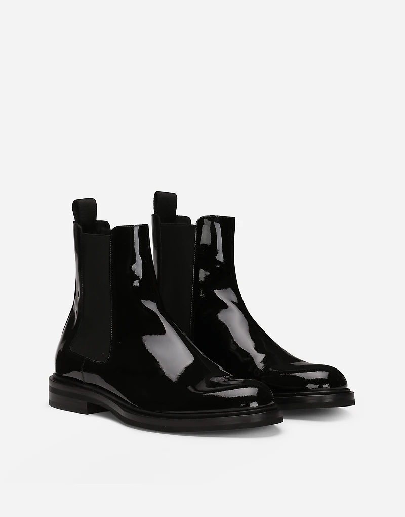 Calfskin ankle boots