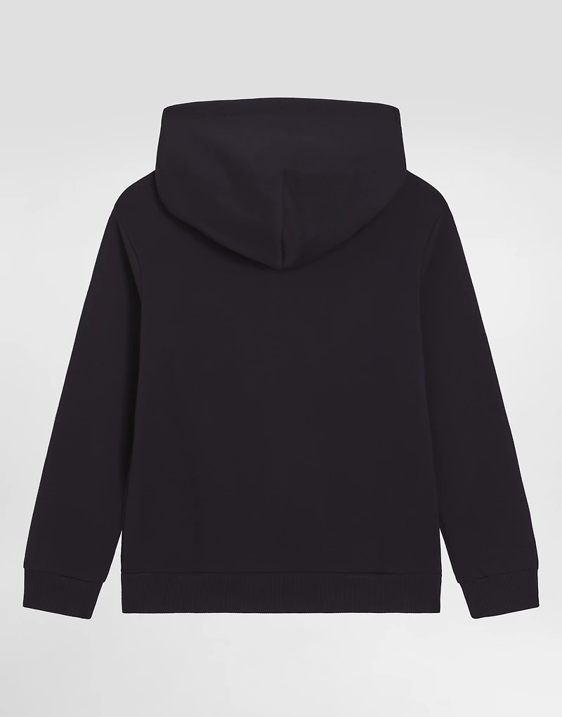 Zipped hoodie with DG logo plaque
