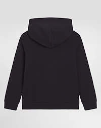 Zipped hoodie with DG logo plaque