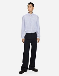 Striped cotton Martini-fit shirt