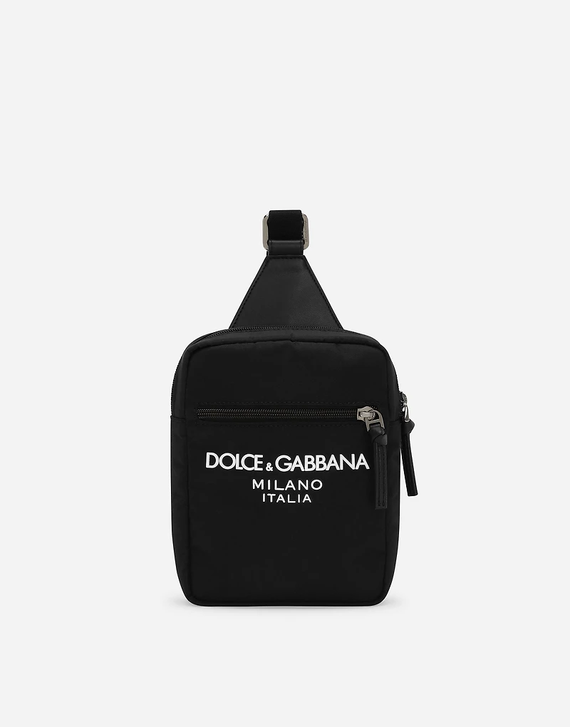 Nylon belt bag with Dolce&Gabbana logo