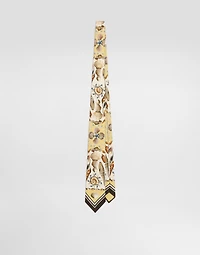 Shell-print tie