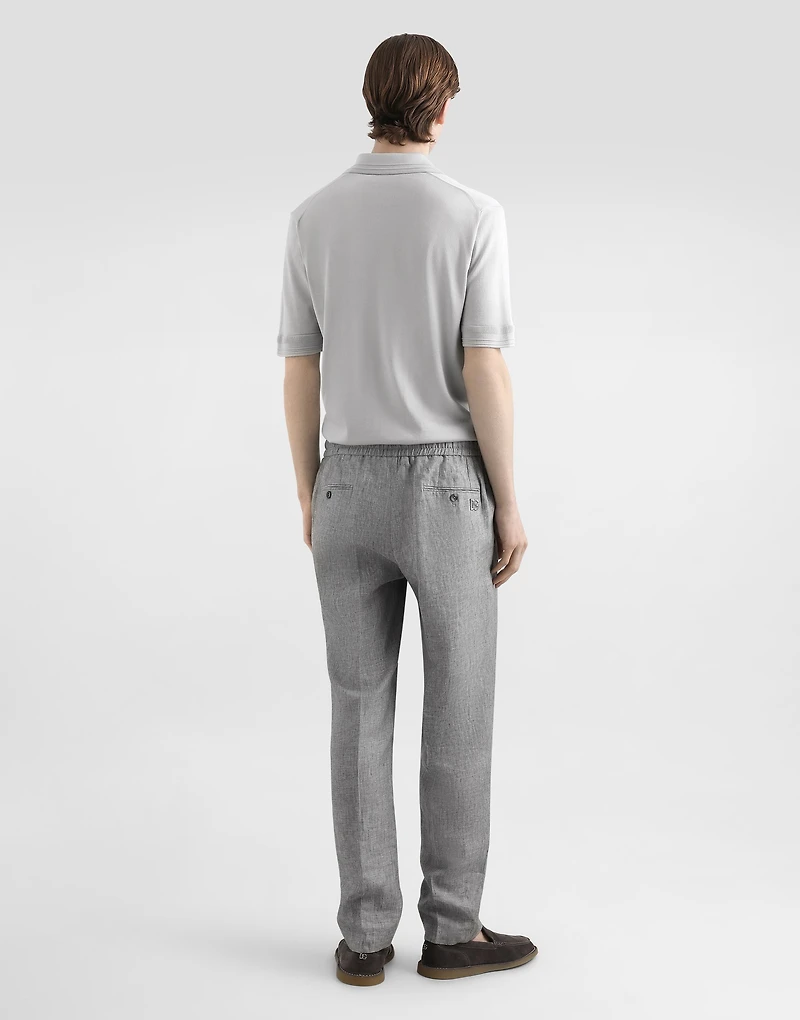 Satin silk polo shirt