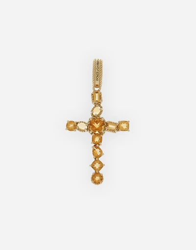 Charm Kids 18-carat yellow gold and citrines