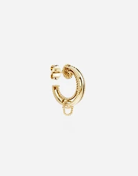 Lettering Earring18-carat yellow gold