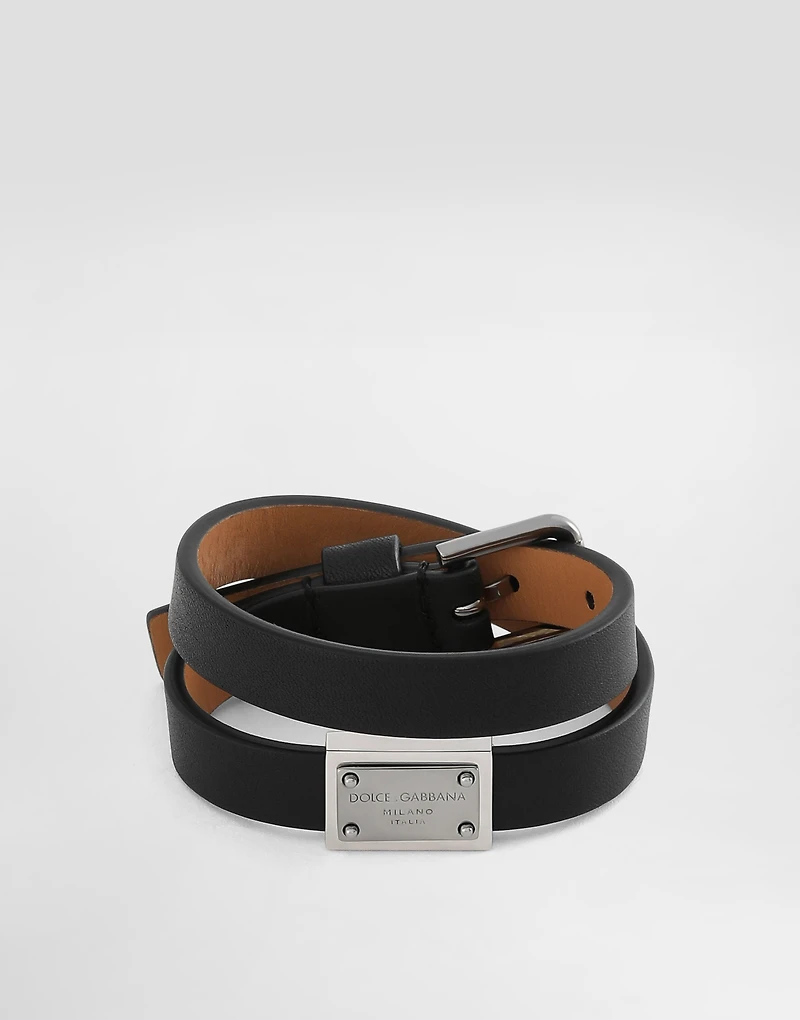 Calfskin bracelet