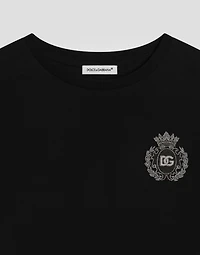 Jersey T-shirt with patch