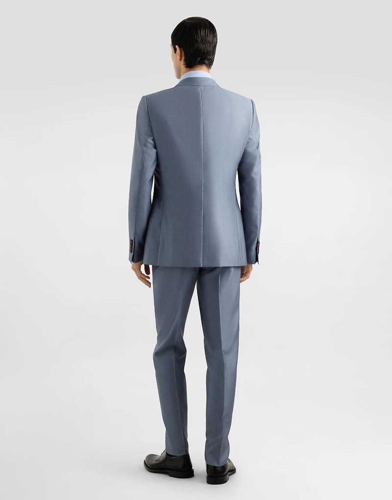 Single-breasted wool and silk  suit