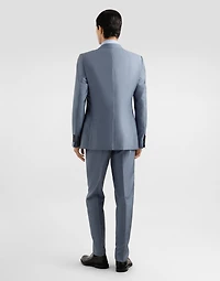 Single-breasted wool and silk  suit