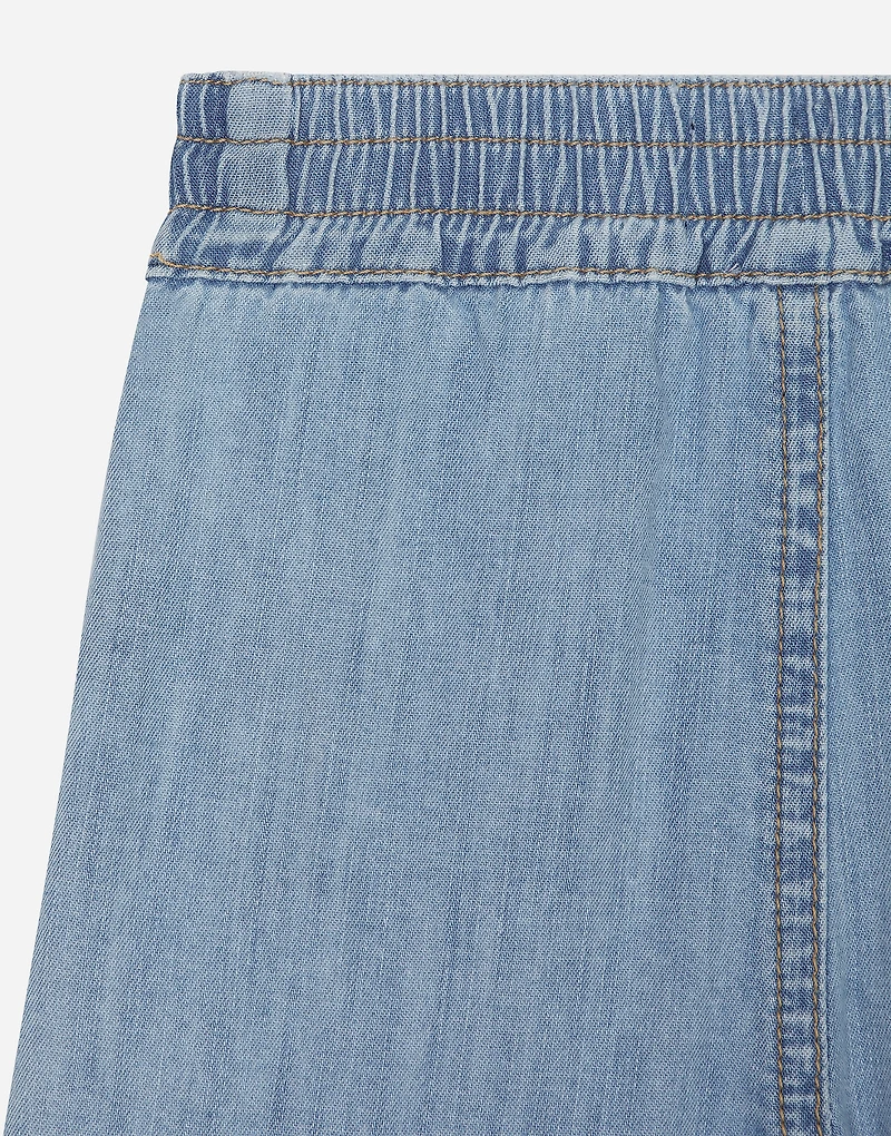 Denim shorts with DG logo